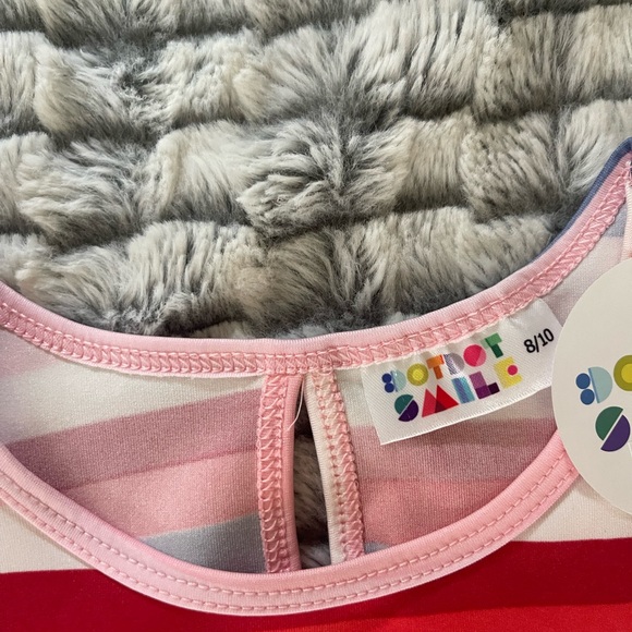 Stripped Girls Dress - Picture 2 of 3